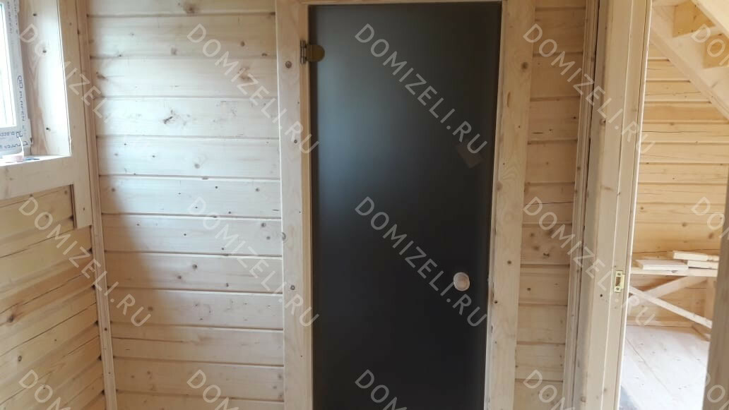 БАНЯ ИЗ БРУСА 6×4 «Б35» (26,6 кв.м., 1 этаж, 6 на 4, с просторной комнатой отдыха, душевой и парной) — фото 3