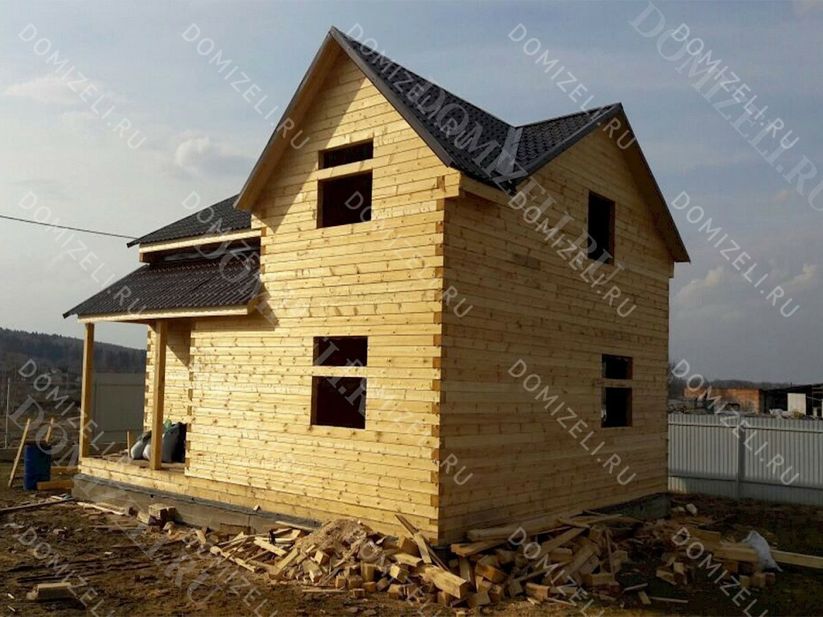 ДОМ ИЗ БРУСА 10×9 «ДБ30» (150 кв.м., 2 этажа, 10 на 9, с террасой, 4 спальнями и 2 санузлами) — фото 4