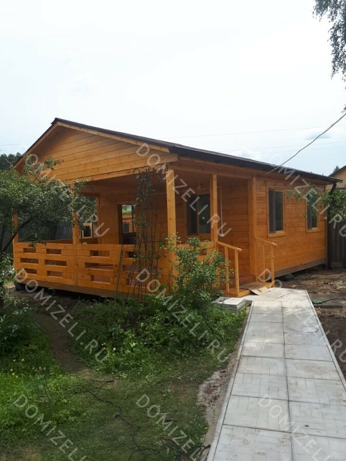 ДОМ ИЗ КАРКАСА 5×7 «ДК35» (35 кв.м., 1 этаж, 5 на 7, с крытой террасой, 1 спальней, за 1 месяц) — фото 6