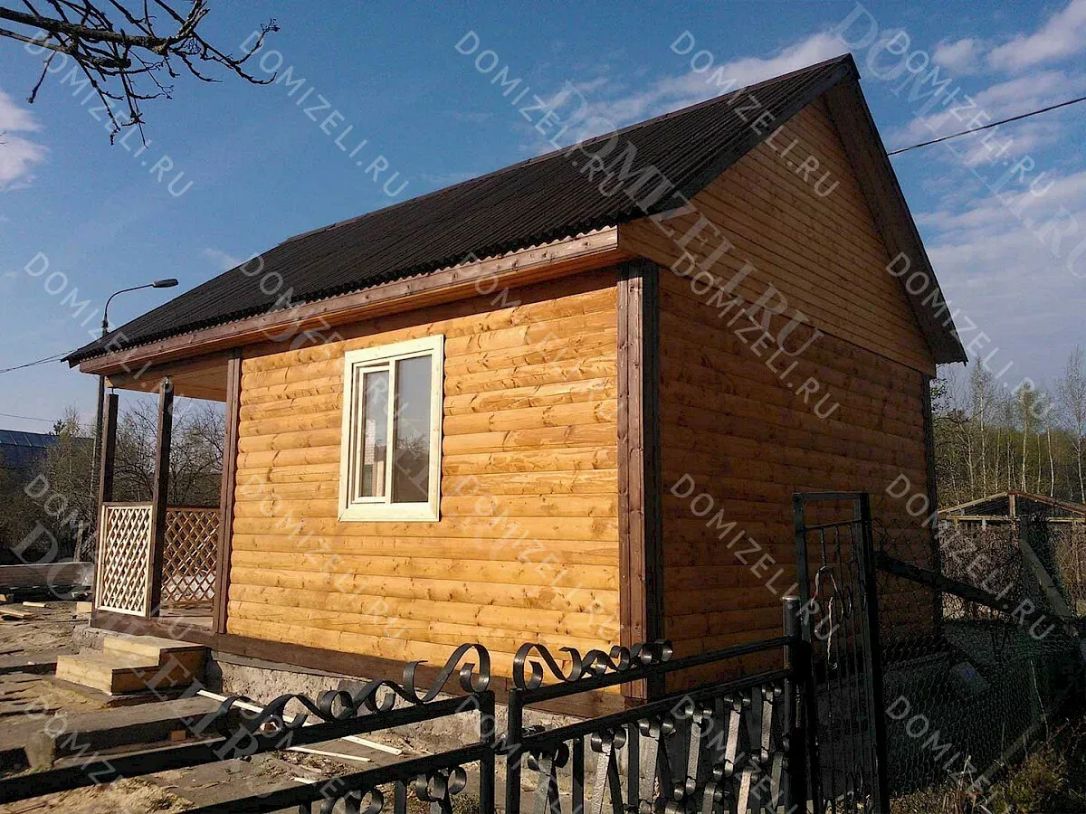 ДОМ ИЗ КАРКАСА 5×7 «ДК35» (35 кв.м., 1 этаж, 5 на 7, с крытой террасой, 1 спальней, за 1 месяц) — фото 4