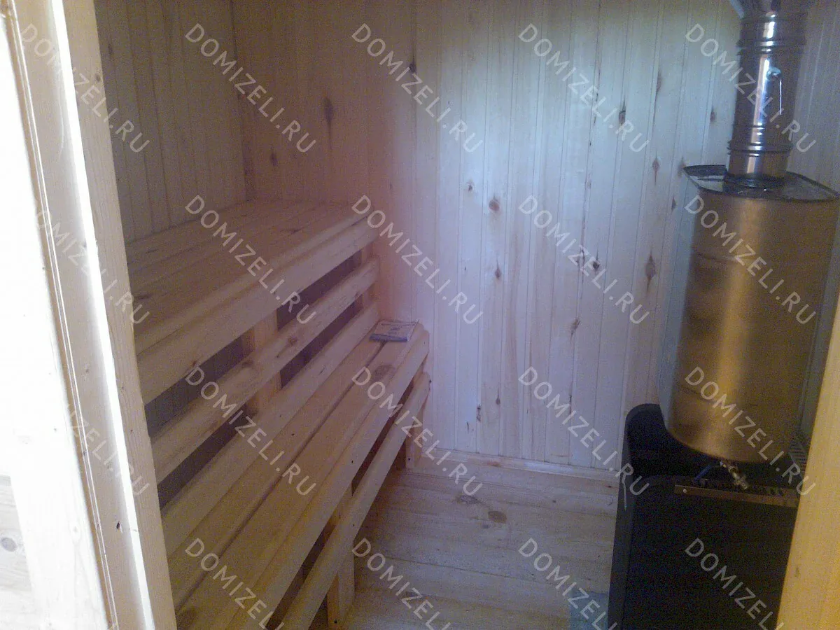 БАНЯ ИЗ БРУСА 4×9 «Б34» (51 кв.м., 2 этажа, 4 на 9, с мансардой, большой террасой и комнатой отдыха) — фото 5