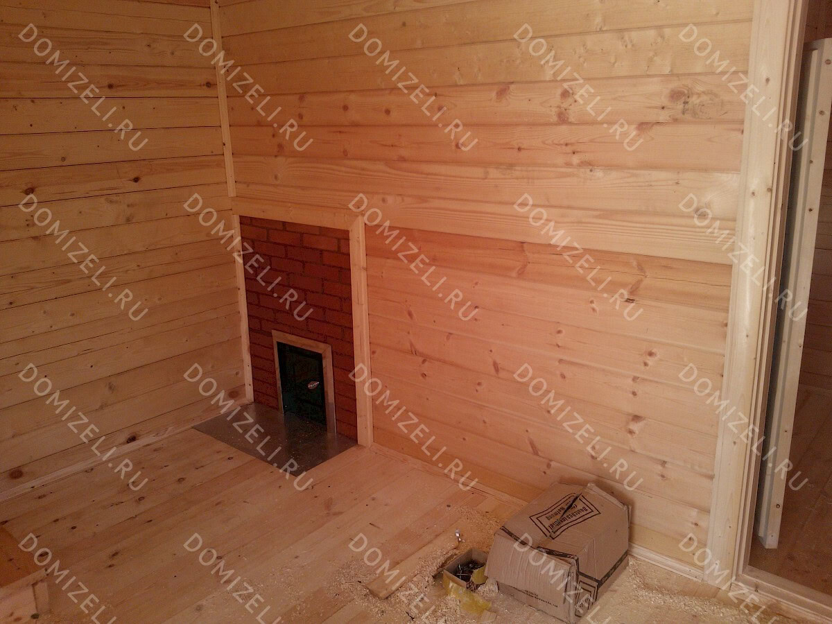БАНЯ ИЗ БРУСА 4×9 «Б34» (51 кв.м., 2 этажа, 4 на 9, с мансардой, большой террасой и комнатой отдыха) — фото 4